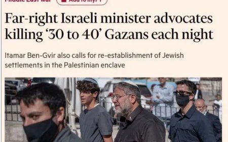 Ben Gvir pleit voor tientallen doden per nacht in Gaza: waarom blijft grote westerse ophef ui