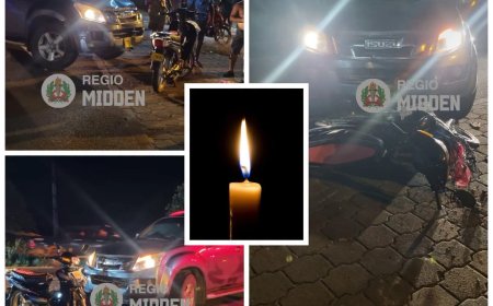 22-jarige bromfietser overleden na aanrijding