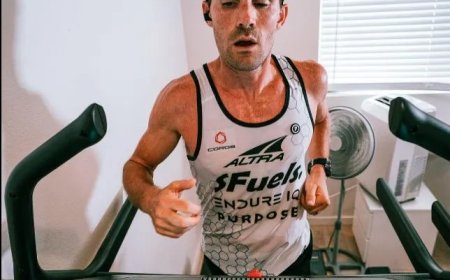 100 mijl hardlopen zonder ergens heen te gaan