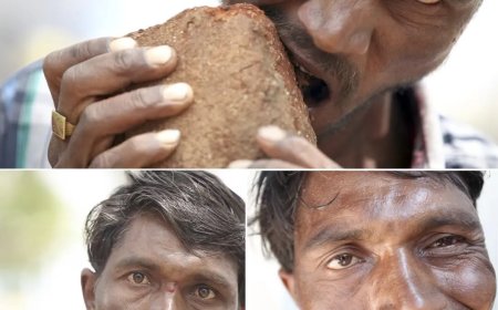 WIST U DAT: Man in India normale maaltijd overslaat voor stenen en modder?