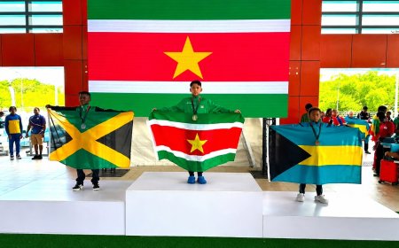 Surinaamse zwemmers veroveren zeven medailles op Goodwill Championships