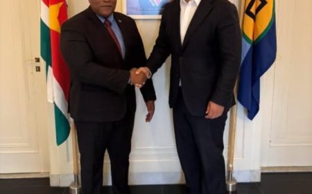 Hoopvolle ontmoeting Don Ceder met Surinaamse ambassadeur