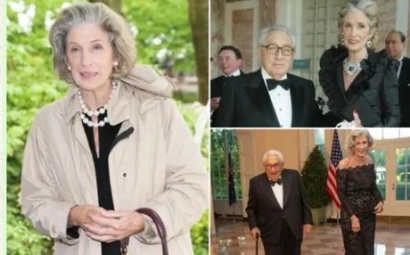 Nancy Kissinger, vrouw van Henry Kissinger, overleden op 92-jarige leeftijd