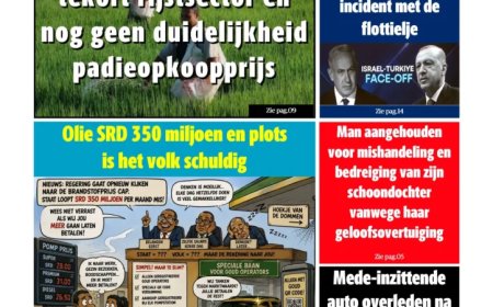 Dagblad Suriname, maandag 24 augustus 2026
