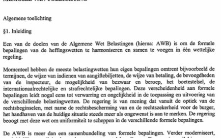 DNA behandelt nieuwe Algemene Wet Belastingen met ruimere bevoegdheden fiscus