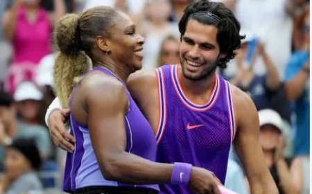Serena Williams opnieuw op de baan.