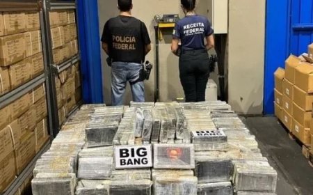 Beelden -Bijna vijf ton drugs gevonden bij grote politieacties in Brazilië