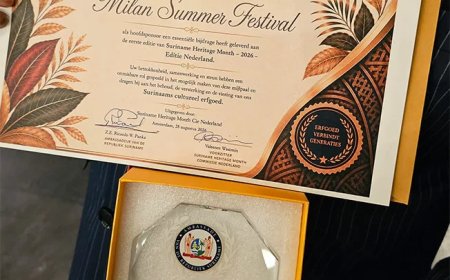 Summer Festival onderscheiden voor bijdrage aan Surinaams cultureel erfgoed