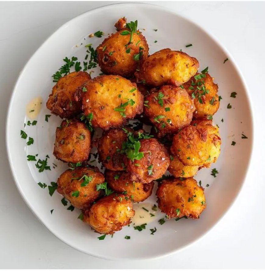 Krokante kabeljauwbeignets