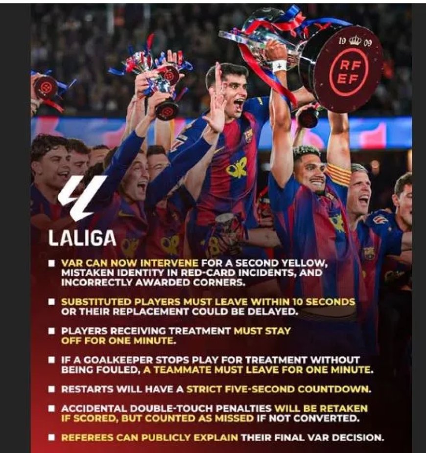 LaLiga voert strengere spelregels en uitgebreidere VAR in