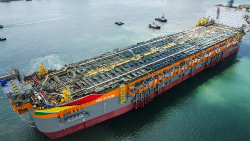 Guyana stevent af op één miljoen vaten olie per dag met nieuwe FPSO