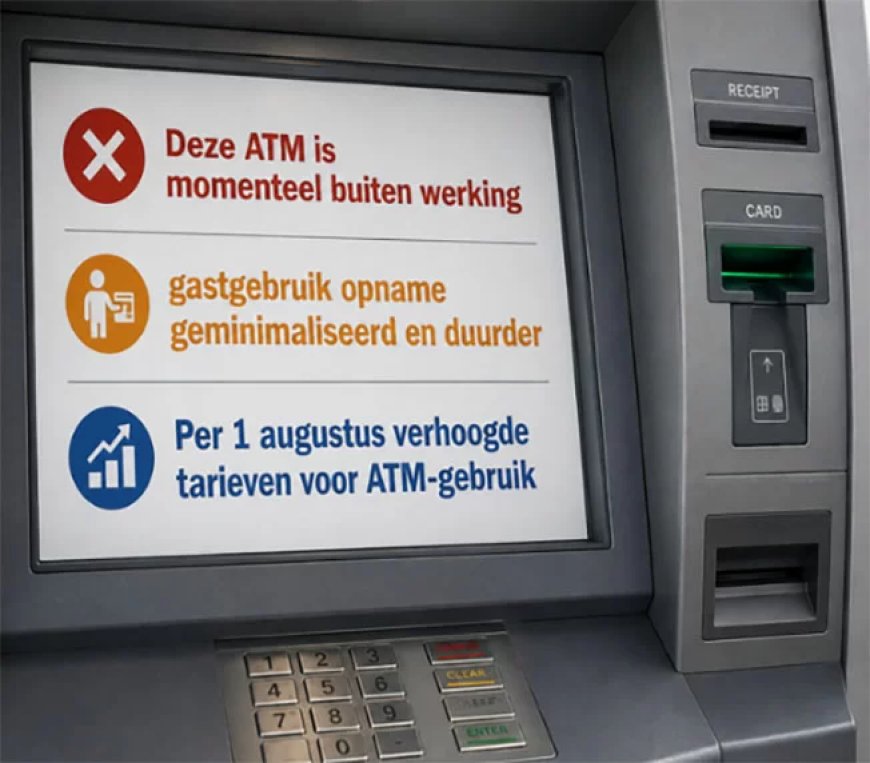 Column: Banken zetten met hogere ATM-tarieven digitale economie op achterstand