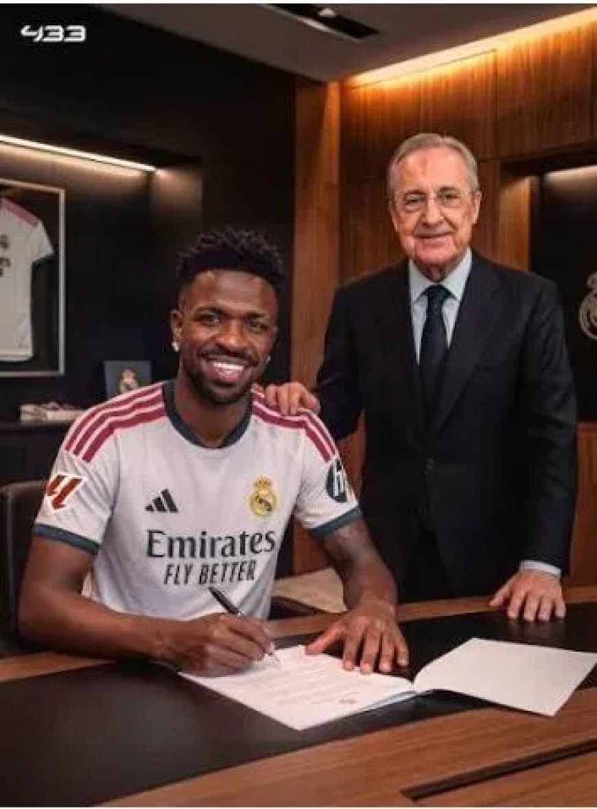 Vinícius Júnior verlengt contract tot 2032 bij Real Madrid