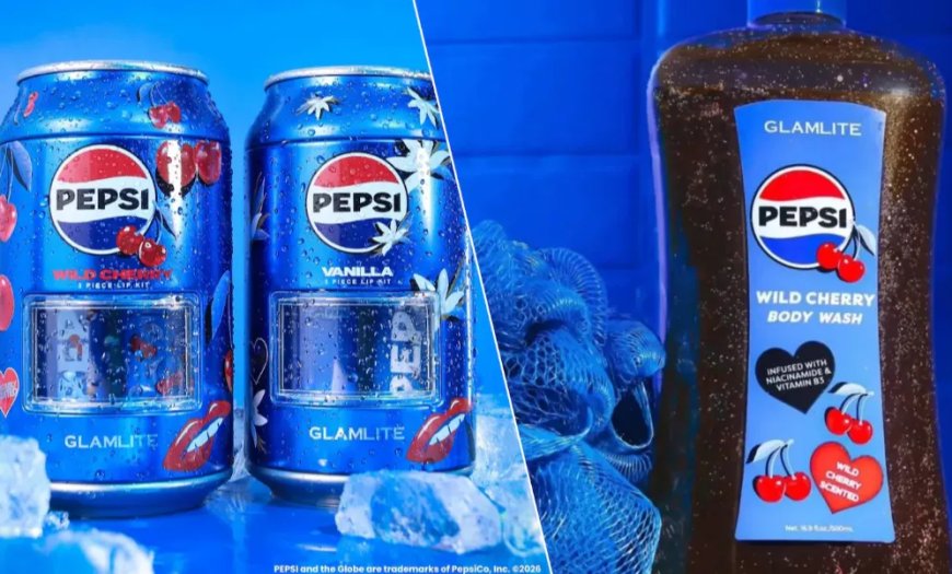 Pepsi lanceert bruine douchegel en scrub die eruitziet als slushie