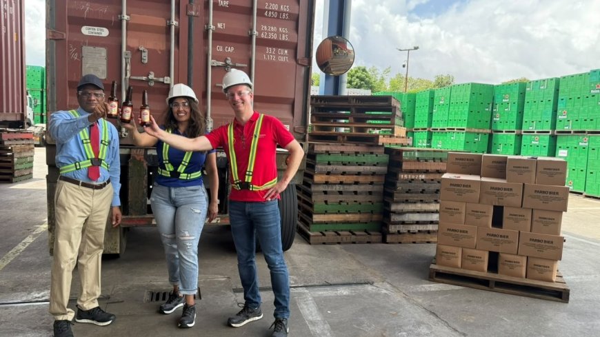 Parbo Bier zet met eerste commerciële export voet op Guyanese markt