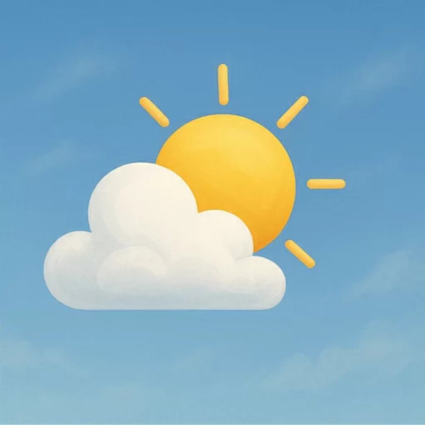 Opnieuw warm en overwegend zonnig weer