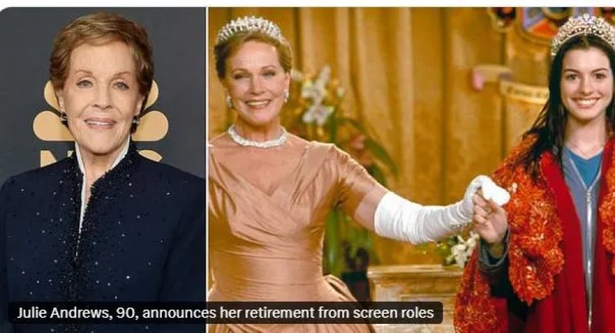 Julie Andrews stopt met filmrollen en keert niet terug in Princess Diaries 3