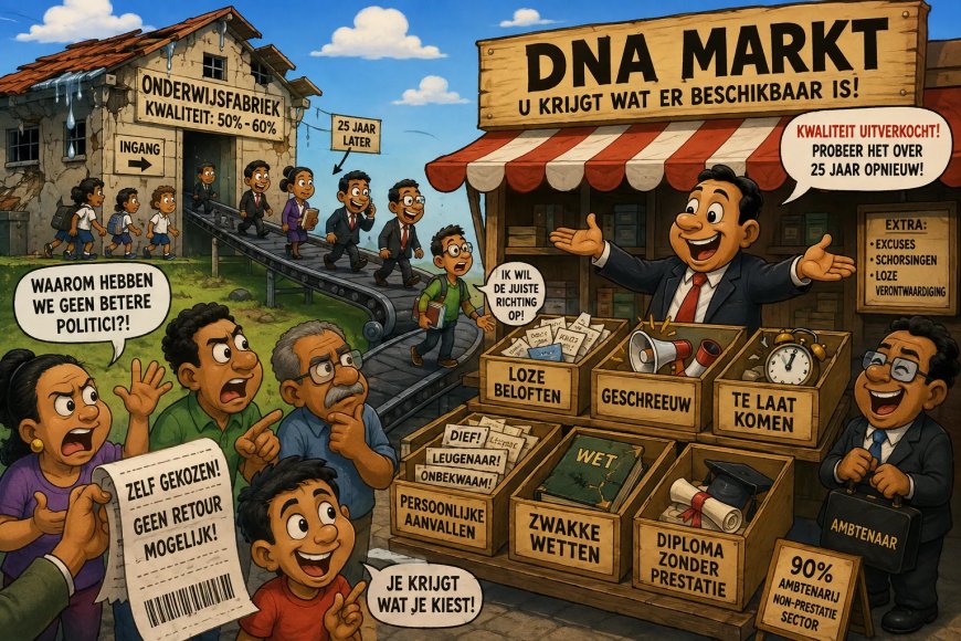 DNA: JE KRIJGT WAT ER OP DE MARKT LIGT