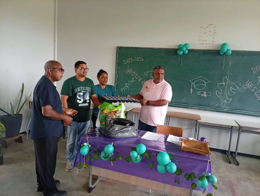 Start schooltuinproject LBO Witsanti