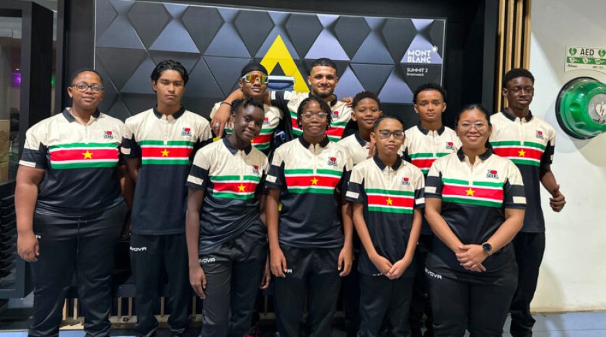Team Suriname sluit Goodwill Swimming Championships af met zeven medailles