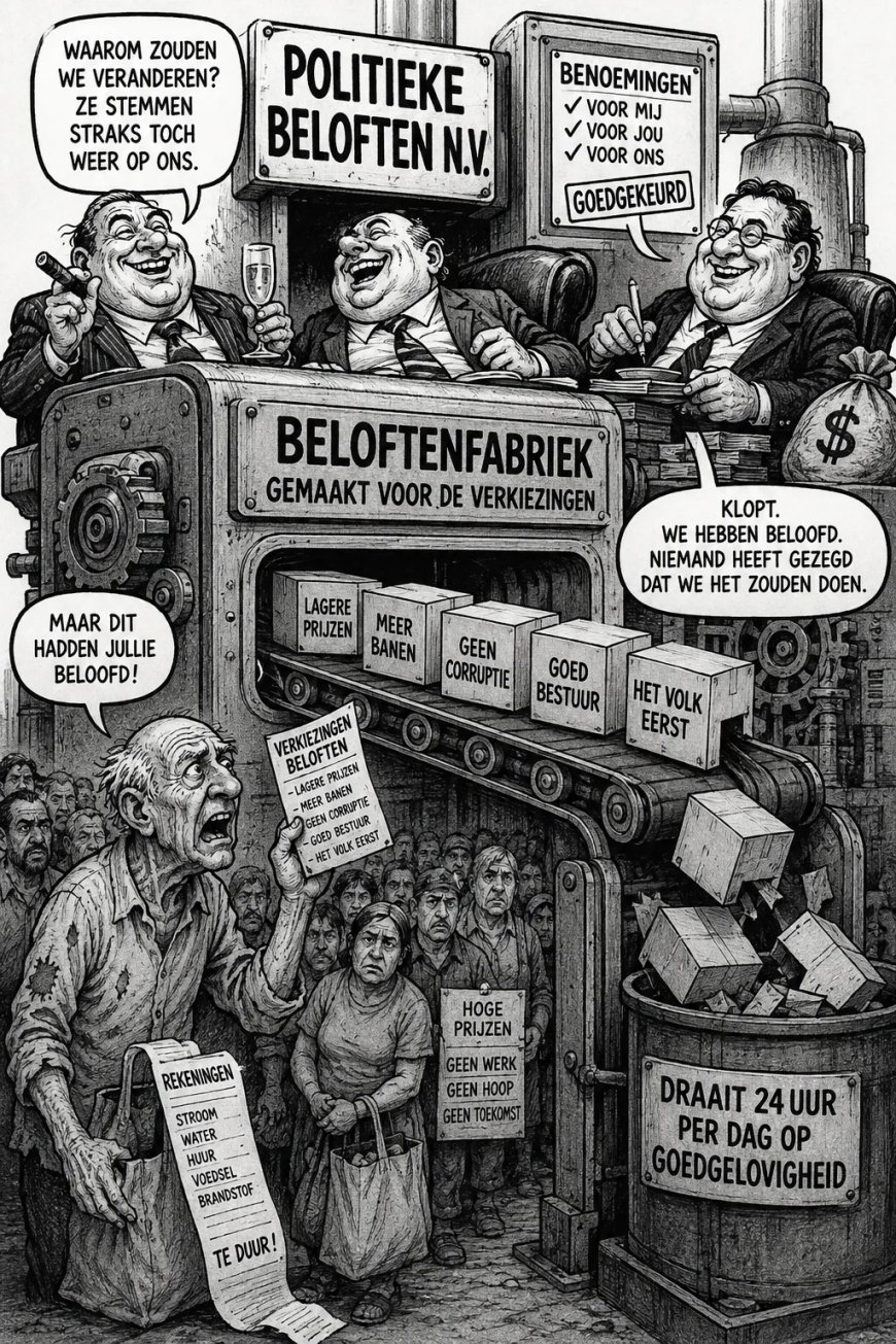 De leugenaar blijft aan de macht