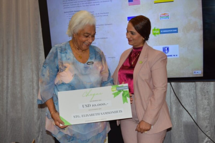 DSB verhoogt bijdrage aan Elisabeth Samson Huis naar 35.000 US dollar