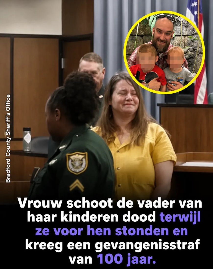 Vrouw krijgt 100 jaar cel voor doodschieten vader van haar kinderen