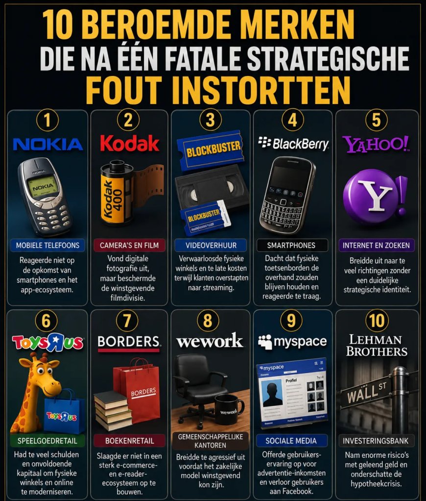 Succes kan bedrijven ook blind maken