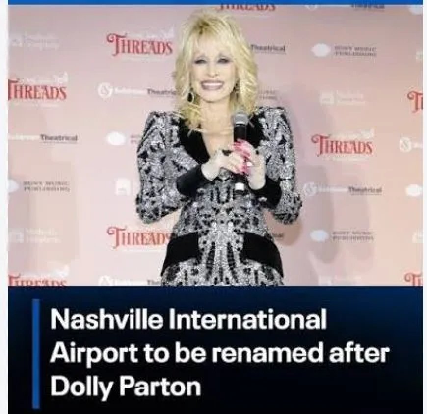 Dolly Parton en het vliegveld van Nashville