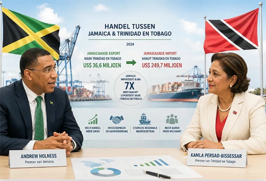 Trinidad en Jamaica willen onderlinge handel en investeringen opvoeren
