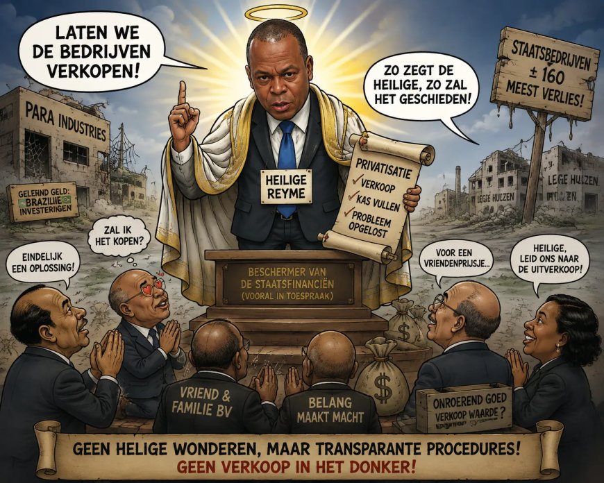 Uitverkoop staatsbedrijven zonder kassabon