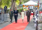Waarnemend president van Venezuela ceremonieel ontvangen op Presidentieel Paleis