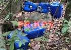 Vijf jerrycans met vermoedelijk vliegtuigbenzine in beslag genomen