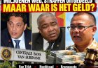 Miljoenen weg, stilte blijft