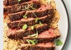 Pittige steak met romige chipotlesaus