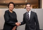 Simons spreekt in New York met minister-president Jetten