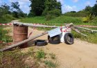 Dorpelingen Grankreek (Saramacca) protesteren tegen zandafgraving