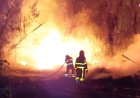 Vlammenzee aan Goedeverwachtingweg: houtafval bedreigt omliggend bos