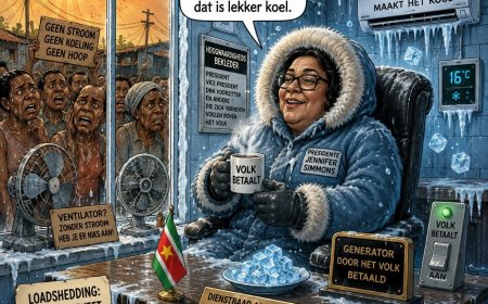 De politieke elite slaapt koud, het volk zweet