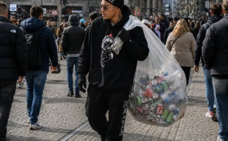De blikjesraper als afvaljager of ondernemer