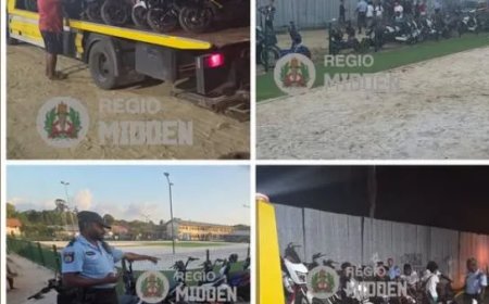 24 e-bikes in beslag genomen na illegale straatrace in Lelydorp