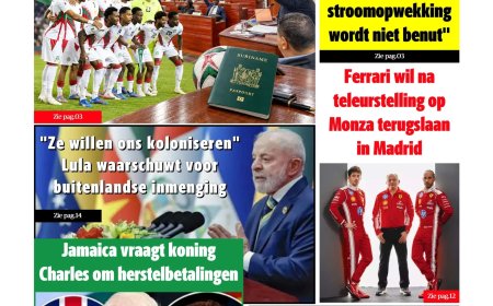 Dagblad Suriname, woensdag 9 september 2026