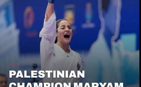 Palestijnse Maryam Basharat wint Aziatisch karategoud