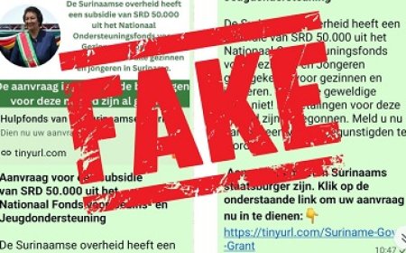 Valse online-oproep voor SRD 50.000 sociale steun in omloop
