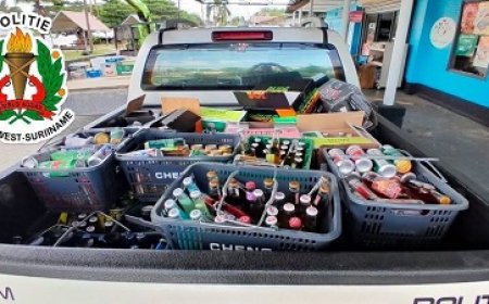 Winkelier aangehouden voor verkoop alcohol zonder vergunning