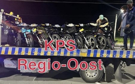 Politie grijpt in bij illegale bromfietsrace in Meerzorg