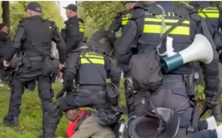 Chaos in Den Haag door protesten