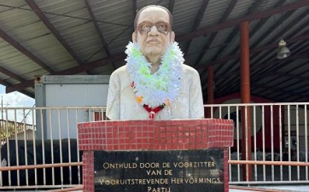 Geboortedag Jagernath Lachmon herdacht in Nickerie