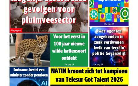 Dagblad Suriname, maandag 21 september 2026