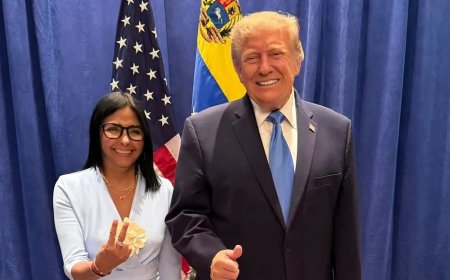 Trump en Rodríguez ontmoeten elkaar voor het eerst in New York